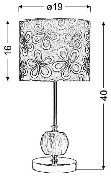 Moderní stolní lampa CORT - 1xE27, 60W, zelená