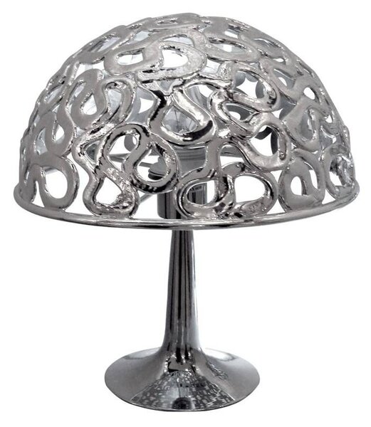 Designová stolní lampa LAME - 1xE27, 60W, chromovaná