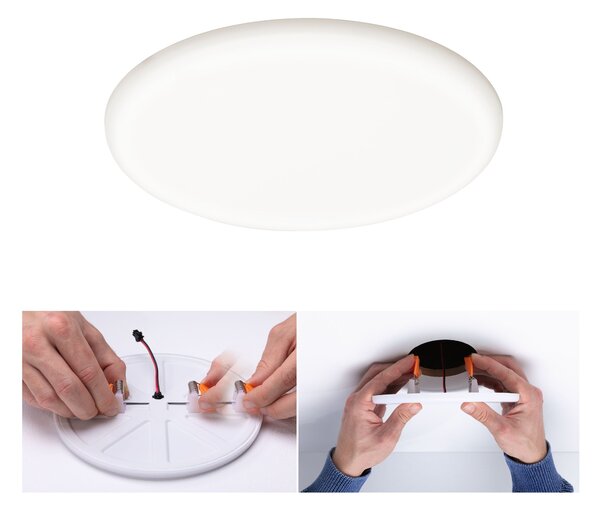 Paulmann 93068 Veluna VariFit, kulaté zápustné svítidlo, 22W LED 4000K, tříkrokové stmívání, prům. 21,5cm, IP44