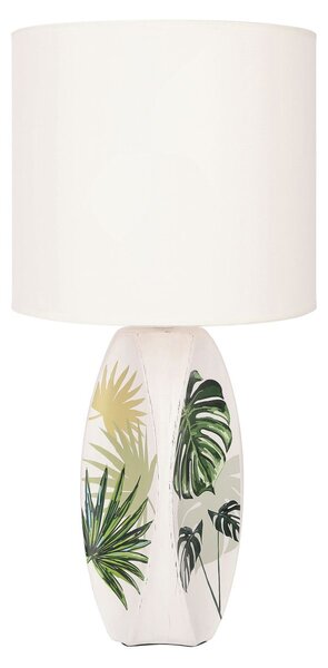 Moderní stolní lampa PALMA 2 - 1xE27, 60W, bílá