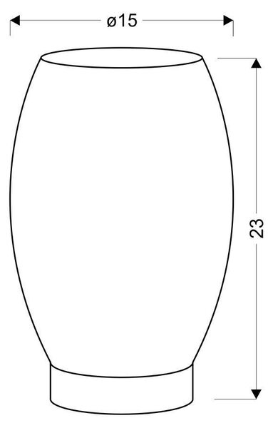Stolní designová lampa VENUS - 1xE27, 60W, stříbrná / bílá