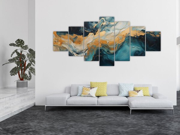 Obraz - Abstrakce (210x100 cm)