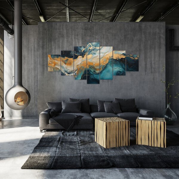 Obraz - Abstrakce (210x100 cm)