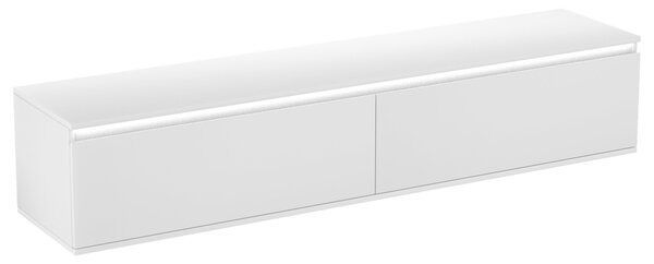 NÍZKÁ KOMODA, bílá, 180/30/33 cm Boxxx - Komody bílé, Online Only