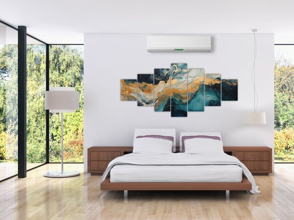 Obraz - Abstrakce (210x100 cm)