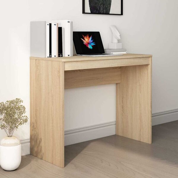 VidaXL Psací stůl 90 x 40 x 72 cm kompozitní dřevo [800378] Barva: Bílá