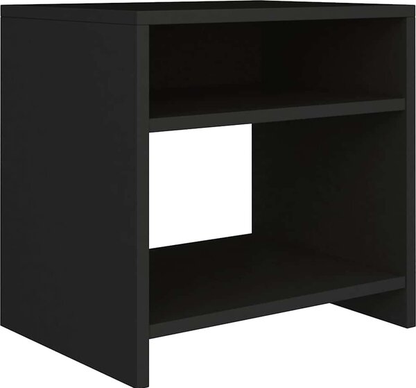 VidaXL Noční stolek 40 x 30 x 40 cm dřevotříska [800009] Barva: Černá