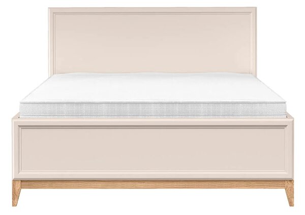Manželská postel s úložným prostorem 160x200 ELLENSBURG - kašmír