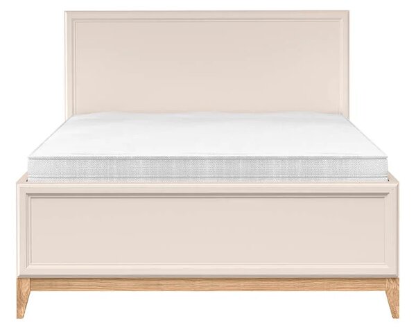 Manželská postel s úložným prostorem 140x200 ELLENSBURG - kašmír