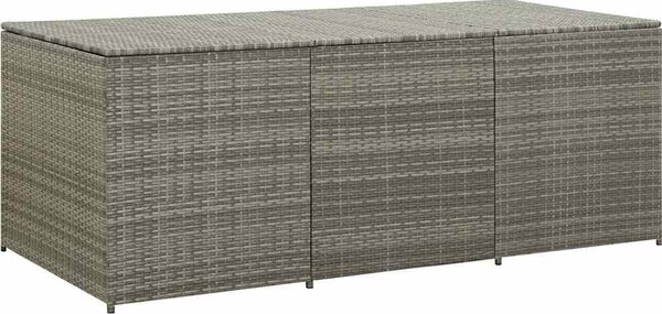 VidaXL Zahradní úložný box polyratan 180 x 90 x 70 cm [46478] Barva: Hnědá