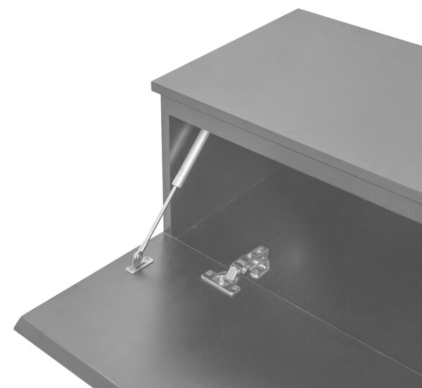 NÍZKÁ KOMODA, šedá, 180/30/33 cm Boxxx - TV stolky & komody pod TV, Online Only