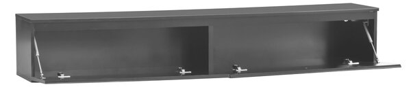 NÍZKÁ KOMODA, černá, 180/30/33 cm Boxxx - Černé komody, Online Only