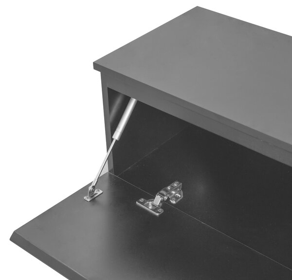 NÍZKÁ KOMODA, černá, 180/30/33 cm Boxxx - Černé komody, Online Only