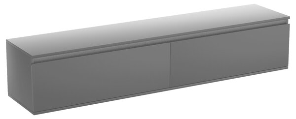 NÍZKÁ KOMODA, černá, 180/30/33 cm Boxxx - Černé komody, Online Only