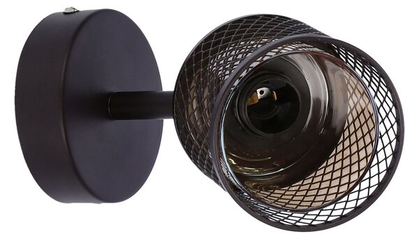 Nástěnné bodové osvětlení CANABERA - 1xE14, 40W, hnědé / zlaté