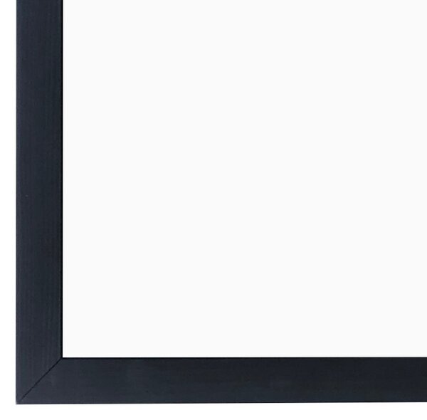 Toptabule.sk Bílá magnetická tabule v černém dřevěném rámu 90x60 cm