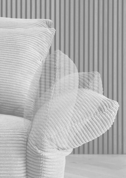 ROHOVÁ SEDAČKA, textil, béžová Livetastic - Sedací soupravy, Online Only