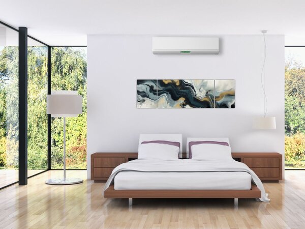 Obraz - Mramorovaná kresba (170x50 cm)