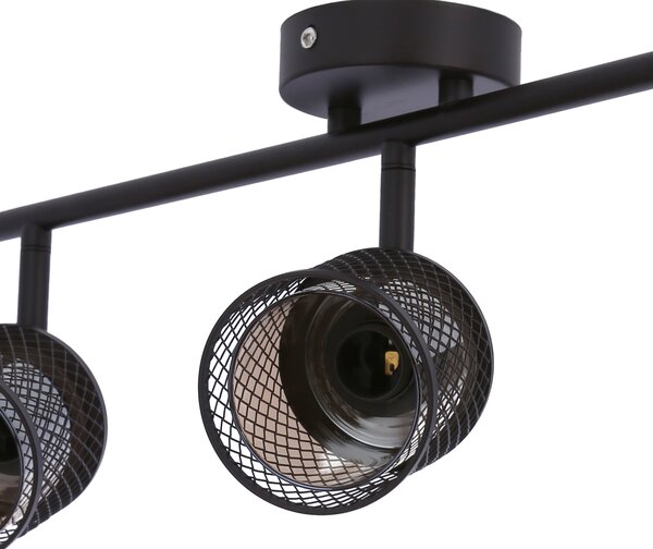 Stropní bodové osvětlení CANABER - 3xE14, 40W, hnědé / zlaté