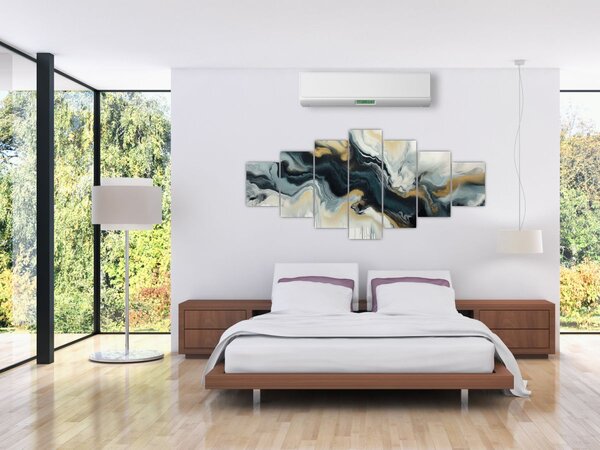 Obraz - Mramorovaná kresba (210x100 cm)