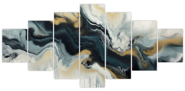 Obraz - Mramorovaná kresba (210x100 cm)