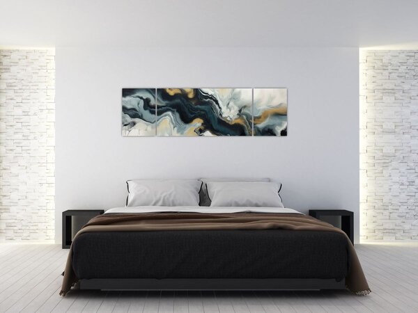 Obraz - Mramorovaná kresba (170x50 cm)