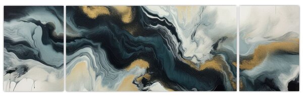 Obraz - Mramorovaná kresba (170x50 cm)