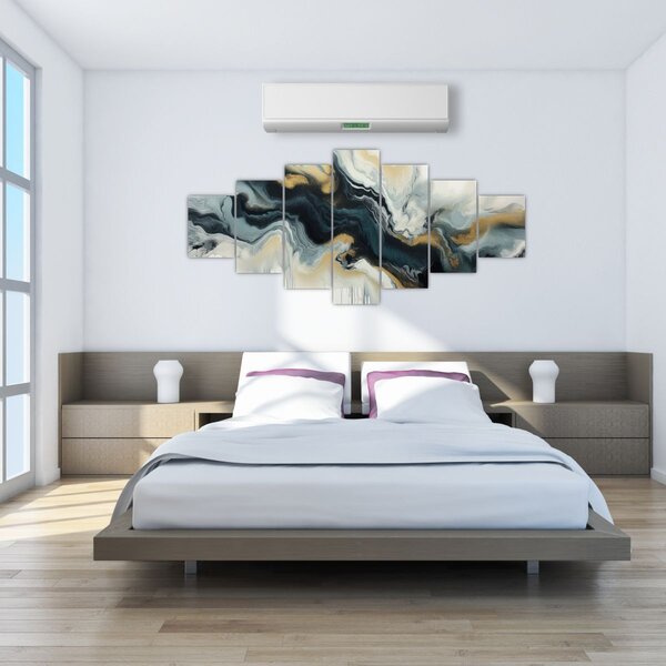 Obraz - Mramorovaná kresba (210x100 cm)