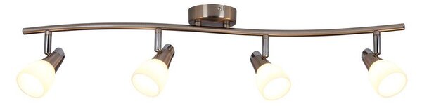 Stropní bodové osvětlení SELIA - 4xG9, 40W, chromované