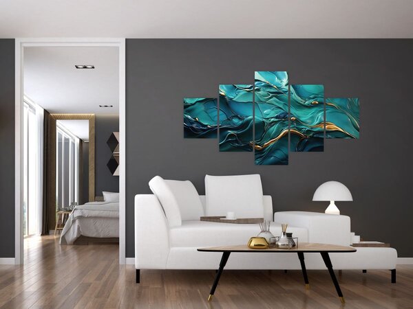 Obraz - Abstraktní textury (125x70 cm)