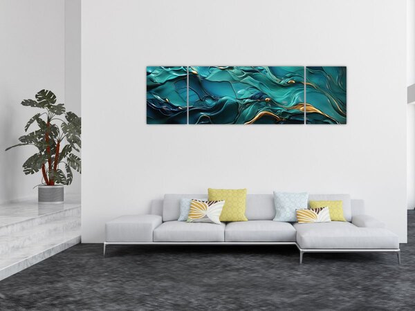 Obraz - Abstraktní textury (170x50 cm)