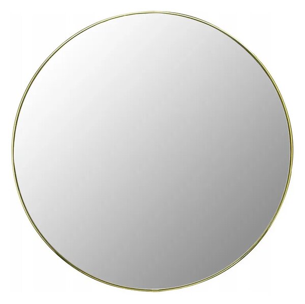 Tutumi - Kulaté zrcadlo - zlatá - 60 cm