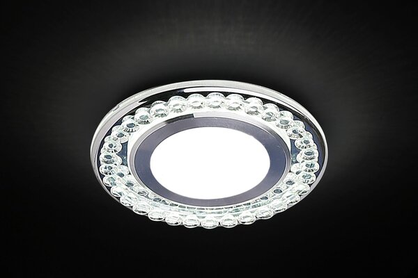 LED stropní vestavné osvětlení REMOTO 3 - 2x5W, 6500K (studená bílá), stříbrné