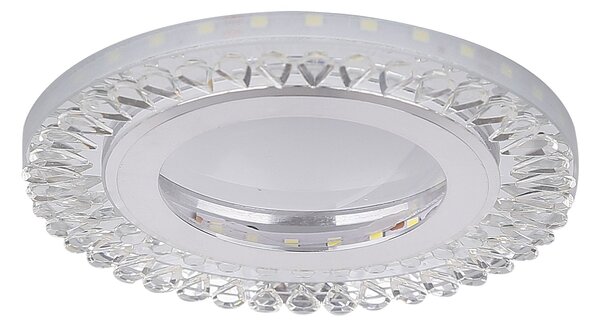 LED stropní vestavné světlo REMOTO 1 - 2x5W, 6500K (studená bílá), stříbrné