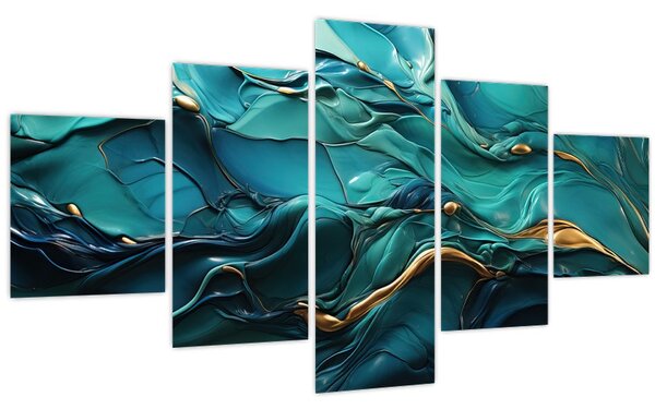 Obraz - Abstraktní textury (125x70 cm)