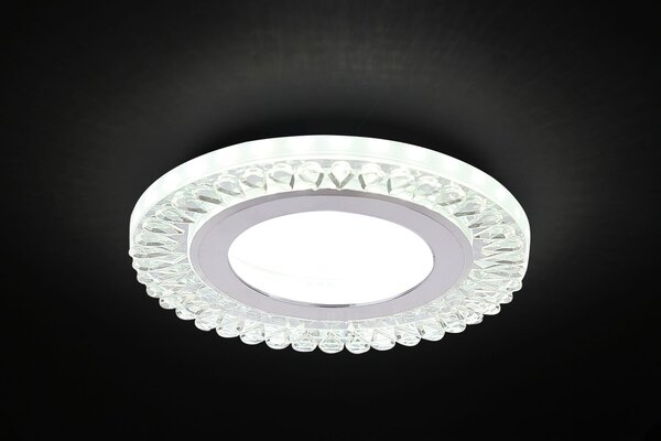 LED stropní vestavné světlo REMOTO 1 - 2x5W, 6500K (studená bílá), stříbrné