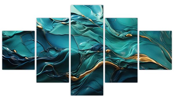Obraz - Abstraktní textury (125x70 cm)