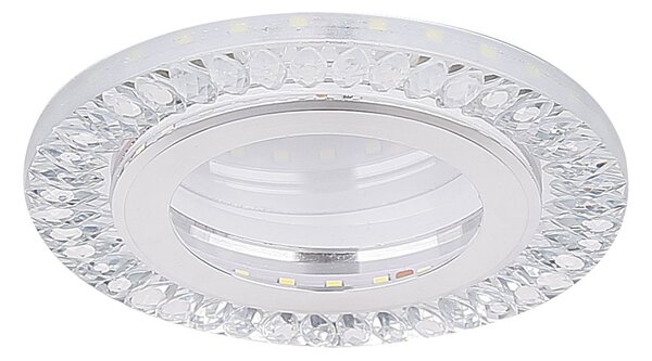 LED stropní vestavné svítidlo REMOTO 2 - 2x5W, 6500K (studená bílá), stříbrné