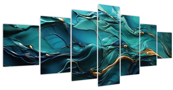 Obraz - Abstraktní textury (210x100 cm)