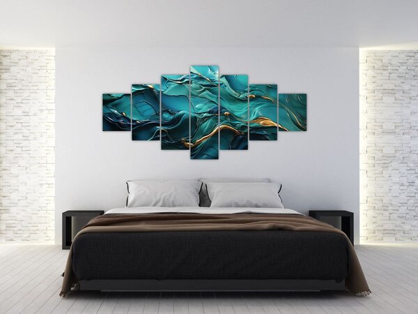 Obraz - Abstraktní textury (210x100 cm)