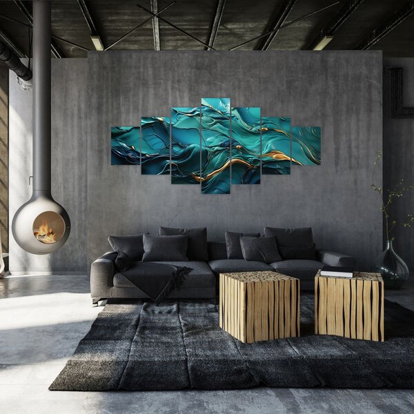 Obraz - Abstraktní textury (210x100 cm)