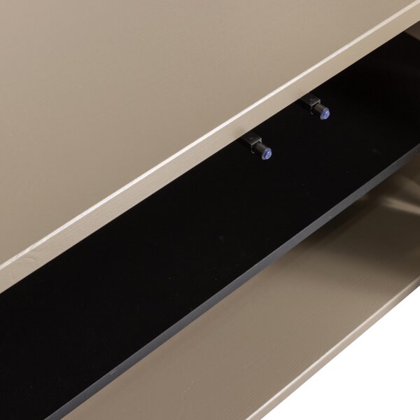 WOOOD Světle hnědý dřevěný TV stolek Tina 120 x 44 cm