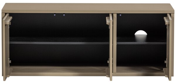 WOOOD Světle hnědý dřevěný TV stolek Tina 120 x 44 cm