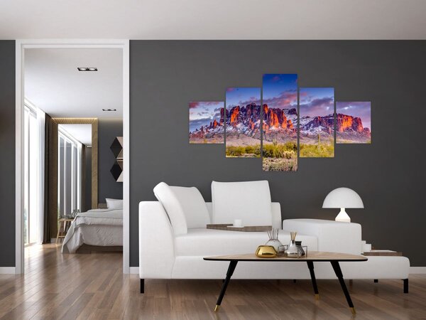 Obraz - Pohoří v Arizoně (125x70 cm)