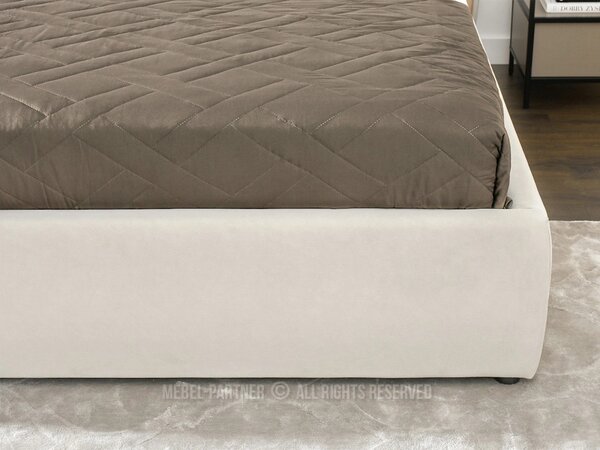 Designová postel 180x200 KANANI - krémová