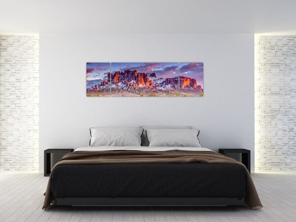 Obraz - Pohoří v Arizoně (170x50 cm)