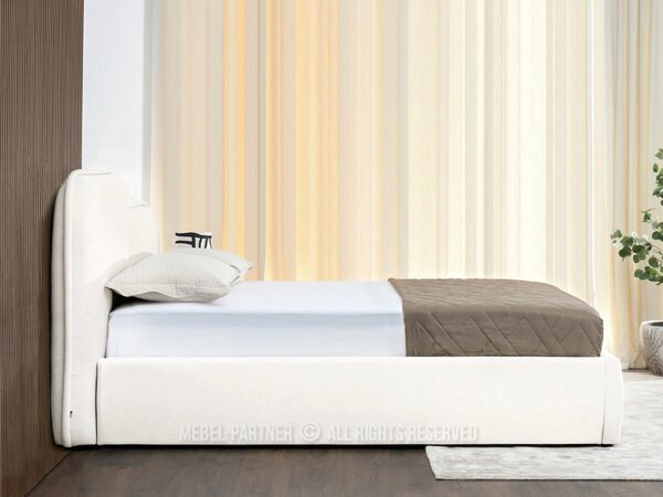 Designová postel 180x200 KANANI - krémová