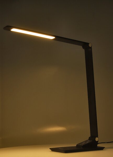 Stolní LED lampa PETRA černá
