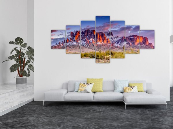Obraz - Pohoří v Arizoně (210x100 cm)