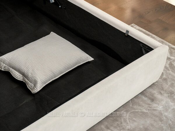 Designová postel 180x200 KANANI - krémová
